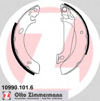 Комплект тормозных колодок ZIMMERMANN 10990.101.6