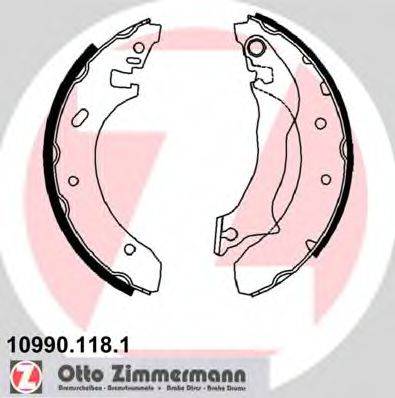 ZIMMERMANN 109901181 Комплект тормозных колодок