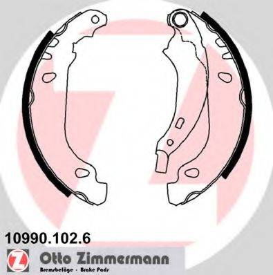 ZIMMERMANN 109901026 Комплект тормозных колодок