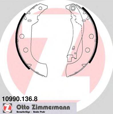 Комплект тормозных колодок ZIMMERMANN 10990.136.8