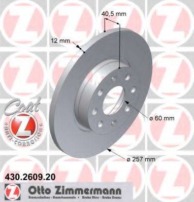 ZIMMERMANN 430260920 Тормозной диск