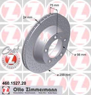 ZIMMERMANN 460152720 Тормозной диск