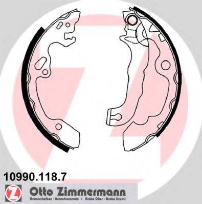 ZIMMERMANN 109901187 Комплект тормозных колодок