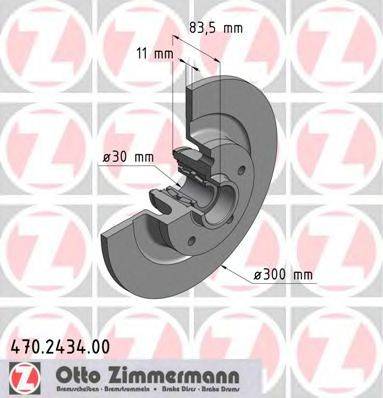 ZIMMERMANN 470243400 Тормозной диск