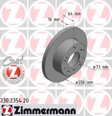 ZIMMERMANN 230235420 Тормозной диск