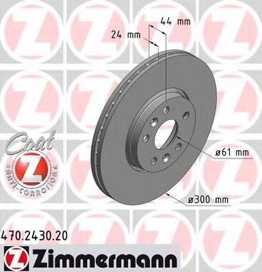 Тормозной диск ZIMMERMANN 470.2430.20