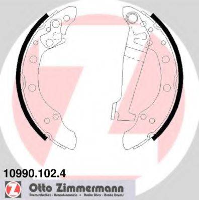 ZIMMERMANN 109901024 Комплект тормозных колодок