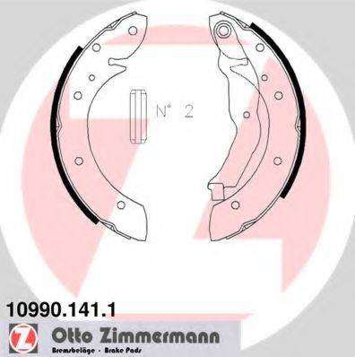 Комплект тормозных колодок ZIMMERMANN 10990.141.1