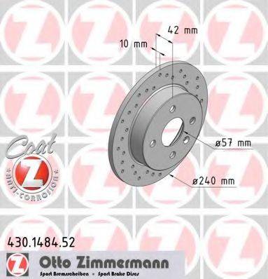 Тормозной диск ZIMMERMANN 430.1484.52