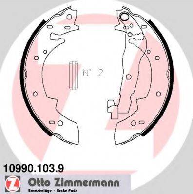 ZIMMERMANN 109901039 Комплект тормозных колодок