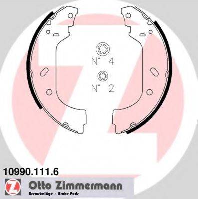 ZIMMERMANN 109901116 Комплект тормозных колодок