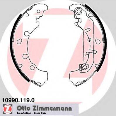 ZIMMERMANN 109901190 Комплект тормозных колодок