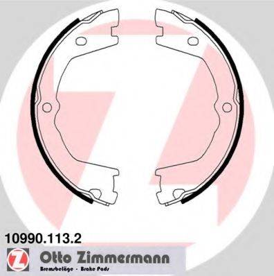 Комплект тормозных колодок, стояночная тормозная система ZIMMERMANN 10990.113.2