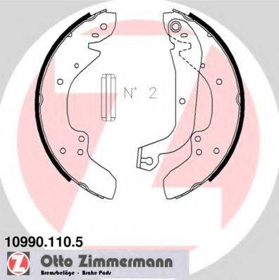 Комплект тормозных колодок ZIMMERMANN 10990.110.5