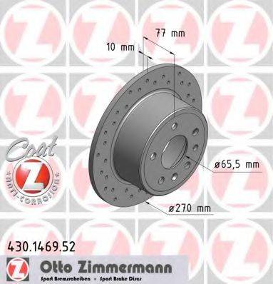 Тормозной диск ZIMMERMANN 430.1469.52