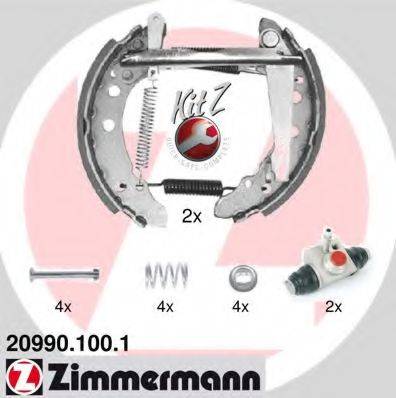ZIMMERMANN 209901001 Комплект тормозных колодок