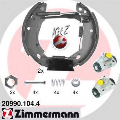 ZIMMERMANN 209901044 Комплект тормозных колодок