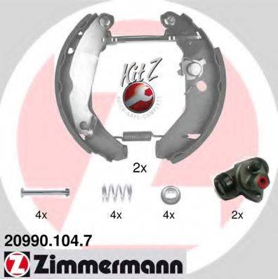 ZIMMERMANN 209901047 Комплект тормозных колодок