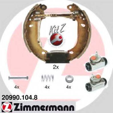 Комплект тормозных колодок ZIMMERMANN 20990.104.8