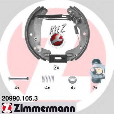 Комплект тормозных колодок ZIMMERMANN 20990.105.3