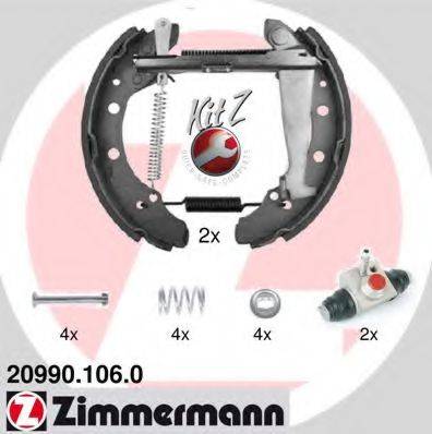 ZIMMERMANN 209901060 Комплект тормозных колодок