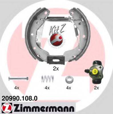 ZIMMERMANN 209901080 Комплект тормозных колодок