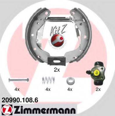 ZIMMERMANN 209901086 Комплект тормозных колодок