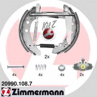 ZIMMERMANN 209901087 Комплект тормозных колодок
