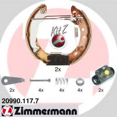 ZIMMERMANN 209901177 Комплект тормозных колодок
