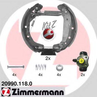 ZIMMERMANN 209901180 Комплект тормозных колодок