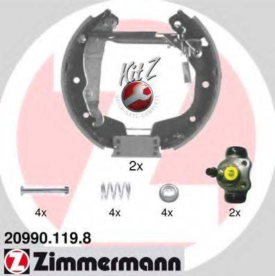 Комплект тормозных колодок ZIMMERMANN 20990.119.8