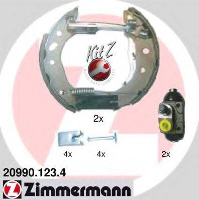 Комплект тормозных колодок ZIMMERMANN 20990.123.4