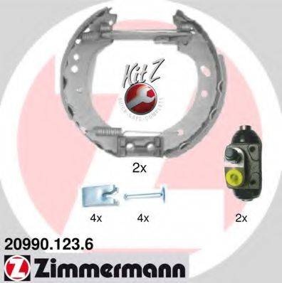 ZIMMERMANN 209901236 Комплект тормозных колодок