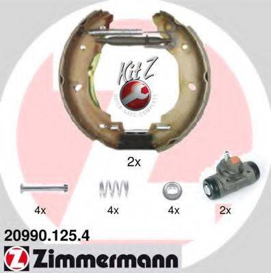 Комплект тормозных колодок ZIMMERMANN 20990.125.4
