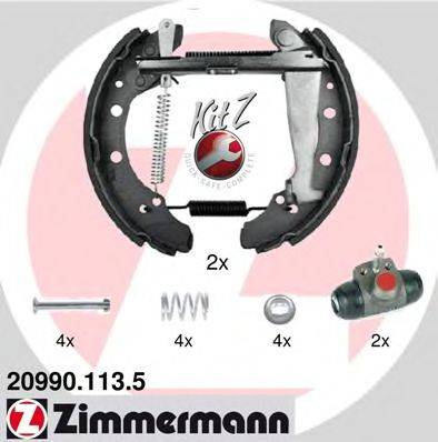 Комплект тормозных колодок ZIMMERMANN 20990.113.5