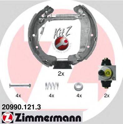 ZIMMERMANN 209901213 Комплект тормозных колодок