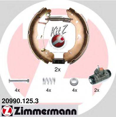 Комплект тормозных колодок ZIMMERMANN 20990.125.3