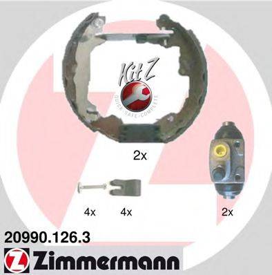 ZIMMERMANN 209901263 Комплект тормозных колодок