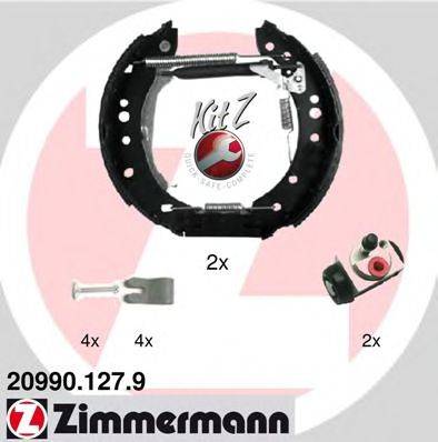ZIMMERMANN 209901279 Комплект тормозных колодок