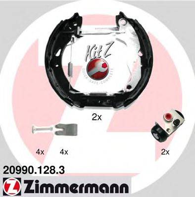 ZIMMERMANN 209901283 Комплект тормозных колодок