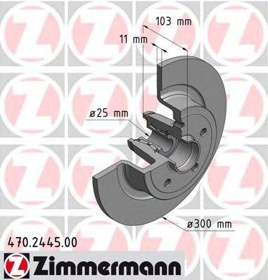 Тормозной диск ZIMMERMANN 470.2445.00
