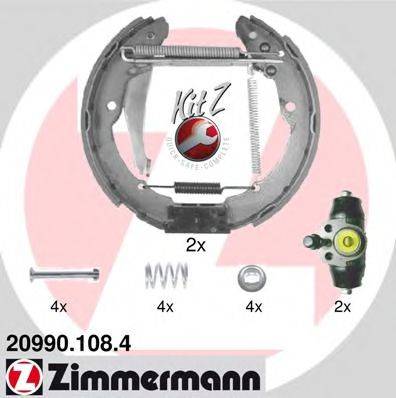 Комплект тормозных колодок ZIMMERMANN 20990.108.4
