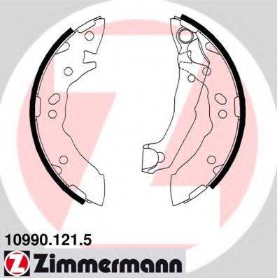 ZIMMERMANN 109901215 Комплект тормозных колодок
