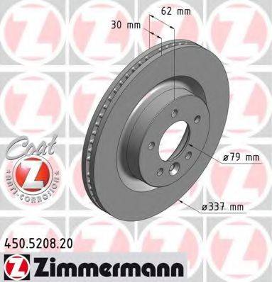 ZIMMERMANN 450520820 Тормозной диск