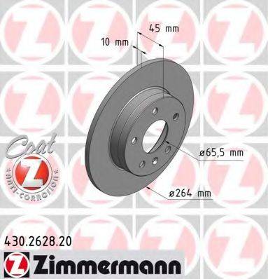 Тормозной диск ZIMMERMANN 430.2628.20