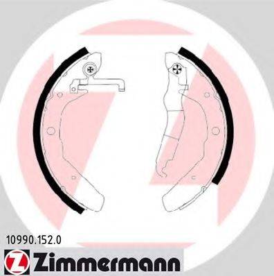 Комплект тормозных колодок ZIMMERMANN 10990.152.0