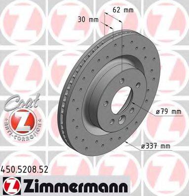 ZIMMERMANN 450520852 Тормозной диск