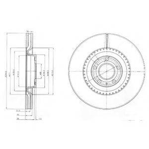 Тормозной диск DELPHI BG9003