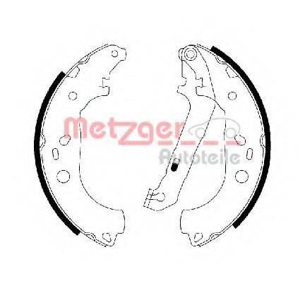 METZGER MG211 Комплект тормозных колодок