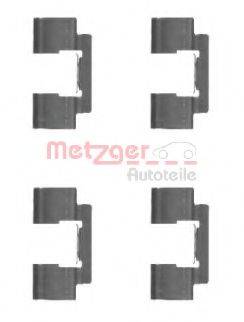 Комплектующие, колодки дискового тормоза METZGER 109-1732
